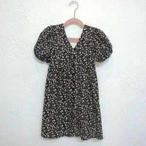 Zara girls puff sleeve dress 6